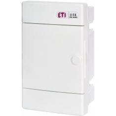 Rozdzielnica podtynkowa 1x4 drzwi białe ECM4PO 001100143 ETI (001100143)