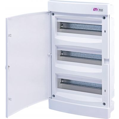 Rozdzielnica podtynkowa 3x12 drzwi białe ECM36PO-s 001101079 ETI (001101079)