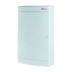 Rozdzielnica natynkowa 3x12 IP40 wyposażona w płytę i gniazdko ECT36PO MEDIA 001101303 ETI (001101303)