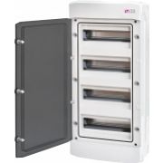 Rozdzielnica natynkowa 4x12 IP65 drzwi transparentne ECH-48PT-s 001100306 ETI (001100306)