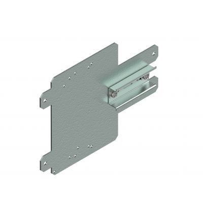 Płyta montażowa 1xEB2/ED2 3P z szyną TH35 na 4 mod. (250) PM 1 E12 M 3P  001101570 ETI (001101570)