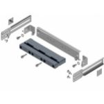 Wspornik z nośnikiem BBS  3P  szerokość 2 (500) do szyn o rozstawie 60 mm montaż szyn w pionie na WP-A/WP-T z płynną regulacją LG-B60-V2R P3 001341752 ETI (001341752)
