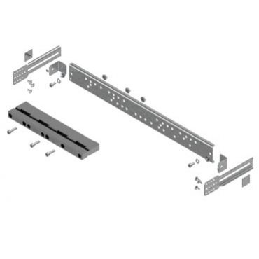 Wspornik z nośnikiem BBS 4P szerokość 2 (500) do szyn o rozstawie 60 mm montaż szyn w pionie na WP-A/WP-T z płynną regulacją LG-B60-V2R P4 001341754 ETI (001341754)