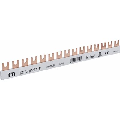 Szyna łączeniowa widełkowa 1P 100A 16mm2 (54 mod.) IZ16/1F/54/P 002921092 ETI (002921092)