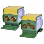 Blok rozdzielczy 192A (2x4-70mm2/2x4-50mm2+1x2,5-25mm2) żółto-zielona EDBM-6/PE 001102417 ETI (001102417)