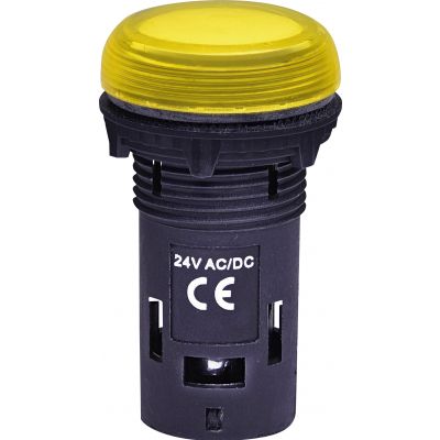 Lampka LED 24V AC/DC - żółta ECLI-024C-Y 004771212 ETI (004771212)