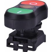 Napęd z guzikiem podwójnym podświetlany z pomarańczową listwą centralną EGTI-A 004771391 ETI (004771391)
