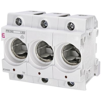 Gniazdo bezpiecznikowe PFB D02 PFB D02 3p LED 002510024 ETI (002510024)