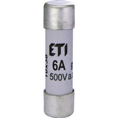 Wkładka topikowa cylindryczna CH10x38 gG 2A 500V 002620001 ETI (002620001)