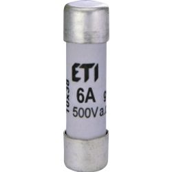 Wkładka topikowa cylindryczna CH10x38 gG 2A 500V 002620001 ETI (002620001)