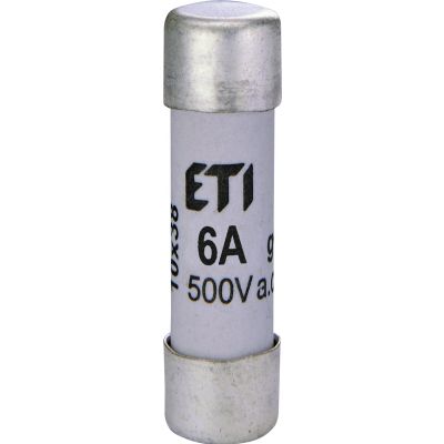 Wkładka topikowa cylindryczna CH10x38 gG 2A 500V 002620001 ETI (002620001)