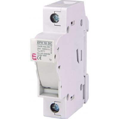 Podstawa bezpiecznikowa DC z adapterem EFH 10 DC 1P AD 002540501 ETI (002540501)