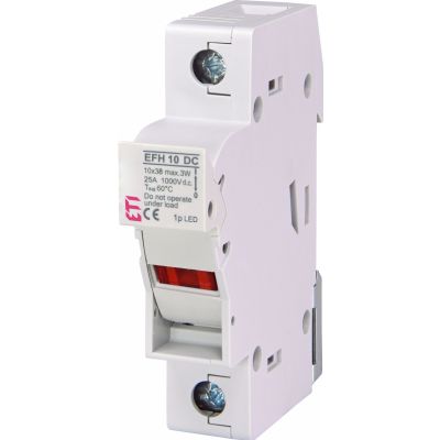 Podstawa bezpiecznikowa DC EFH 10 DC 1P LED 002540211 ETI (002540211)