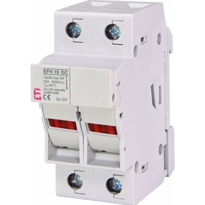 Podstawa bezpiecznikowa DC z adapterem EFH 10 DC 2P LED AD 002540513 ETI (002540513)