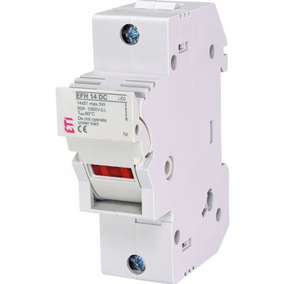 Podstawa bezpiecznikowa DC EFH 14 DC 1P LED 002560211 ETI (002560211)