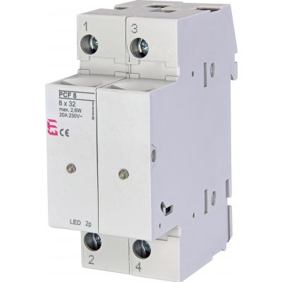 Rozłącznik bezpiecznikowy PCF 8 2P LED 002530013 ETI (002530013)