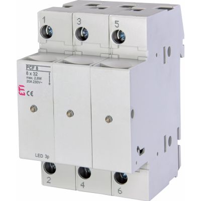 Rozłącznik bezpiecznikowy PCF 8 3P LED 002530014 ETI (002530014)