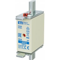 Wkładka topikowa NH zwłoczna KOMBI NH000 WT-00C gG 32A 400V 004181108 ETI (004181108)