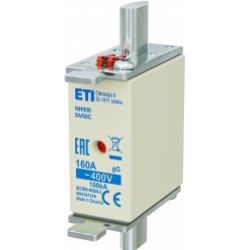 Wkładka topikowa NH zwłoczna KOMBI NH000 WT-00C gG 160A 400V 004181216 ETI (004181216)