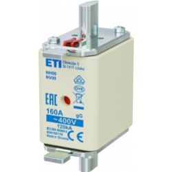 Wkładka topikowa NH zwłoczna KOMBI NH00 gG 160A 400V 004182116 ETI (004182116)