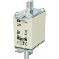 Wkładka topikowa NH zwłoczna z wybijakiem NH00 K gG 50A 690V 004111182 ETI (004111182)