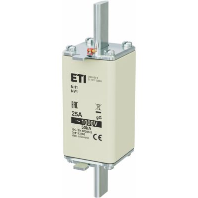 Wkładka topikowa NH zwłoczna NH1 85 gG 25A 1000V 004113706 ETI (004113706)