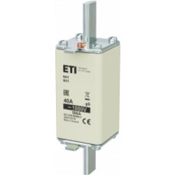 Wkładka topikowa NH zwłoczna NH1 85 gG 40A 1000V 004113710 ETI (004113710)
