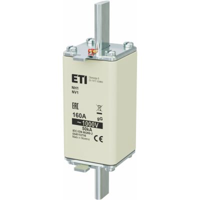 Wkładka topikowa NH zwłoczna NH1 85 gG 160A 1000V 004113716 ETI (004113716)