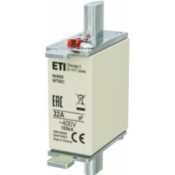 Wkładka topikowa NH szybka NH000 WT-00C gF 32A 400V 004119202 ETI (004119202)