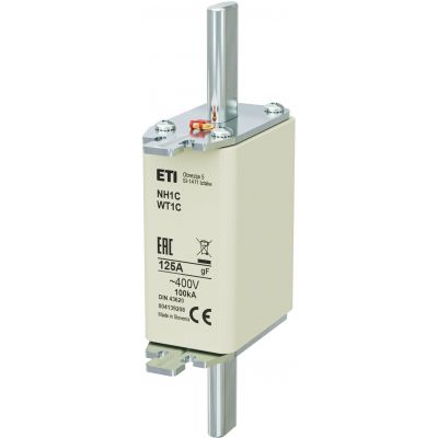 Wkładka topikowa NH szybka NH1C gF 125A 400V 004139208 ETI (004139208)