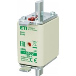 Wkładka topikowa NH silnikowa KOMBI NH00 aM 50A 690V 004182411 ETI (004182411)