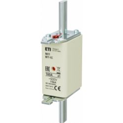 Wkładka topikowa NH zwłoczna KOMBI Pokrywy stalowe NH1 WT-1C gG 160A 500V G 004113413 ETI (004113413)