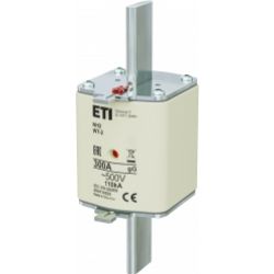 Wkładka topikowa NH zwłoczna KOMBI Pokrywy stalowe NH2 WT-2 gG 300A 500V G 004114525 ETI (004114525)