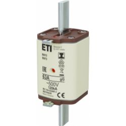 Wkładka topikowa NH zwłoczna KOMBI Zaczepy izolowane NH1 I gG 63A 500V 004194220 ETI (004194220)