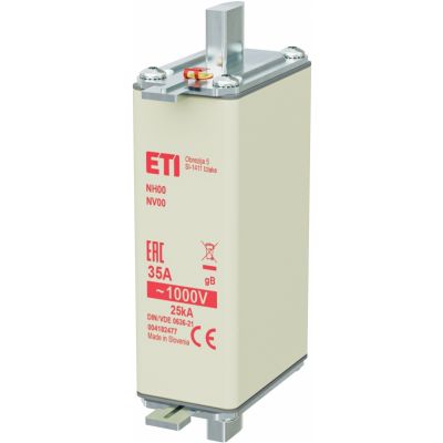 Wkładka topikowa NH górnicza NH00 85 gB 35A 1000V 004182477 ETI (004182477)
