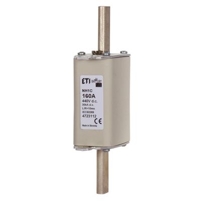 Wkładka topikowa NH do ochrony akumulatorów, magazynów energii DC NH1 gBat 32A 440V DC 004723105 ETI (004723105)