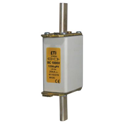 Wkładka topikowa WT/NH 0 DC 1000V M1 gR 100A 1000V DC 004110536 ETI (004110536)