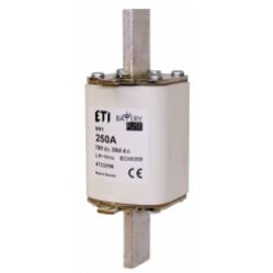 Wkładka topikowa NH do ochrony akumulatorów, magazynów energii DC NH1 gBat 224A 700V DC 004723297 ETI (004723297)