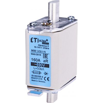 Wkładka topikowa ultraszybka M00UQU-N/125A 690V 004331213 ETI (004331213)