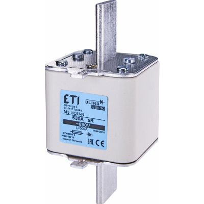 Wkładka topikowa ultraszybka M3UQU-N/450A 690V 004335213 ETI (004335213)