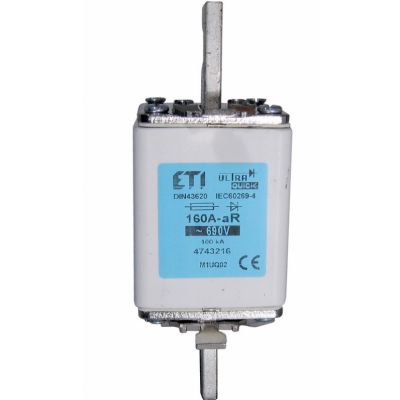 Wkładka topikowa ultraszybka M1UQ02/125A 690V 004743215 ETI (004743215)