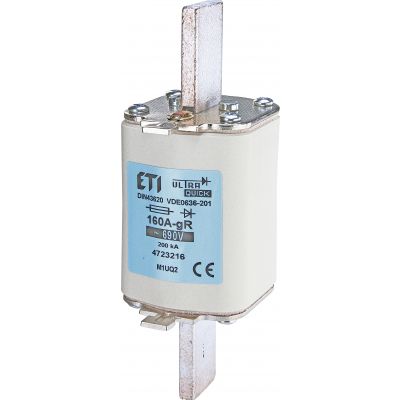 Wkładka topikowa ultraszybka M1UQ2/160A 690V 004723216 ETI (004723216)