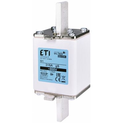 Wkładka topikowa ultraszybka 800V NH1 gS 160A 800V 004723234 ETI (004723234)