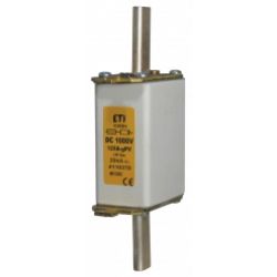Wkładka topikowa 0 DC 1000V do stos. w podst. bezp. PK0 DC M0 gPV 125A 1000V DC 004110388 ETI (004110388)