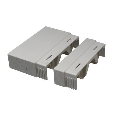 Osłona szyn prądowych  3P  dla szyn o szerokości 20 lub 30 mm i grubości 5 lub 10 mm BBC-60/3 001696009 ETI (001696009)