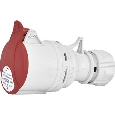 32A 400V 3P+N+PE Gniazdo przenośne IP44 ES 3253 004482005 ETI (004482005)