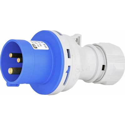 16A 230V 2P+PE Wtyczka IP44 EV 1632 004482016 ETI (004482016)