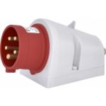 16A 400V 3P+N+PE,Wtyk odbiornikowy stały ze zwrotnicą faz IP44 EPO 1653 004482064 ETI (004482064)