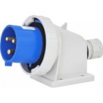 32A 230V 2P+PE Wtyk odbiornikowy stały IP67 EPH 3232 004482069 ETI (004482069)