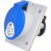 16A 230V 2P+PE Gniazdo tablicowe IP54 EE 1632 004482076 ETI (004482076)